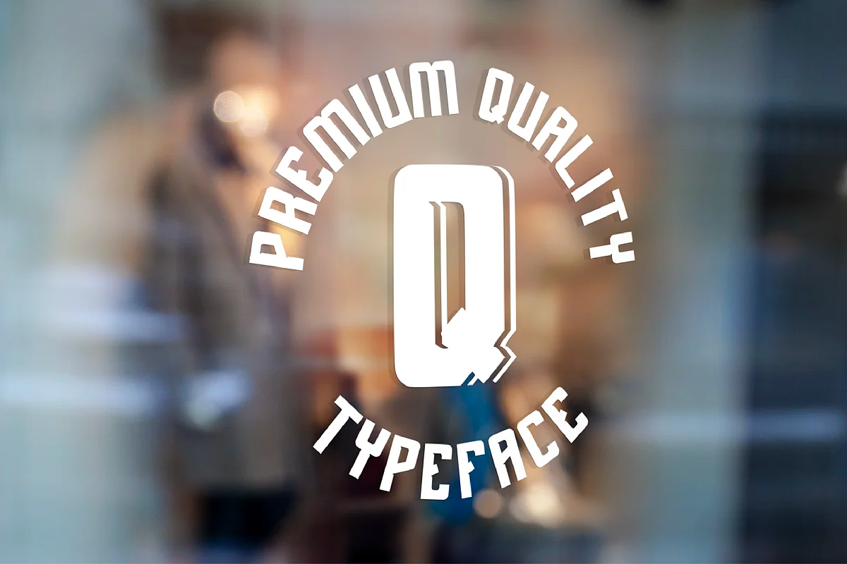 QUEST Typeface | Display Font, a Sans Serif Font by RS Design Co. (Photo 5 of 5)