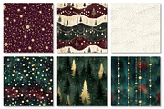 Vintage Holiday Lights Digital Paper, a Texture Graphic by Dream Creation (Thumbnail 5 of 7)