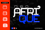 Neo Afrique Sans | Modern Art Deco, a Sans Serif Font by Tondi Type Studio (Thumbnail 1 of 13)