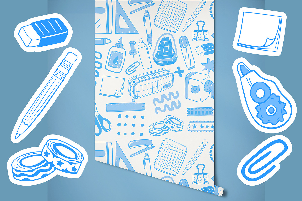 Back to School Lineart, an Education Illustration by Carpet Tapete Pretzel (Photo 5 of 7)