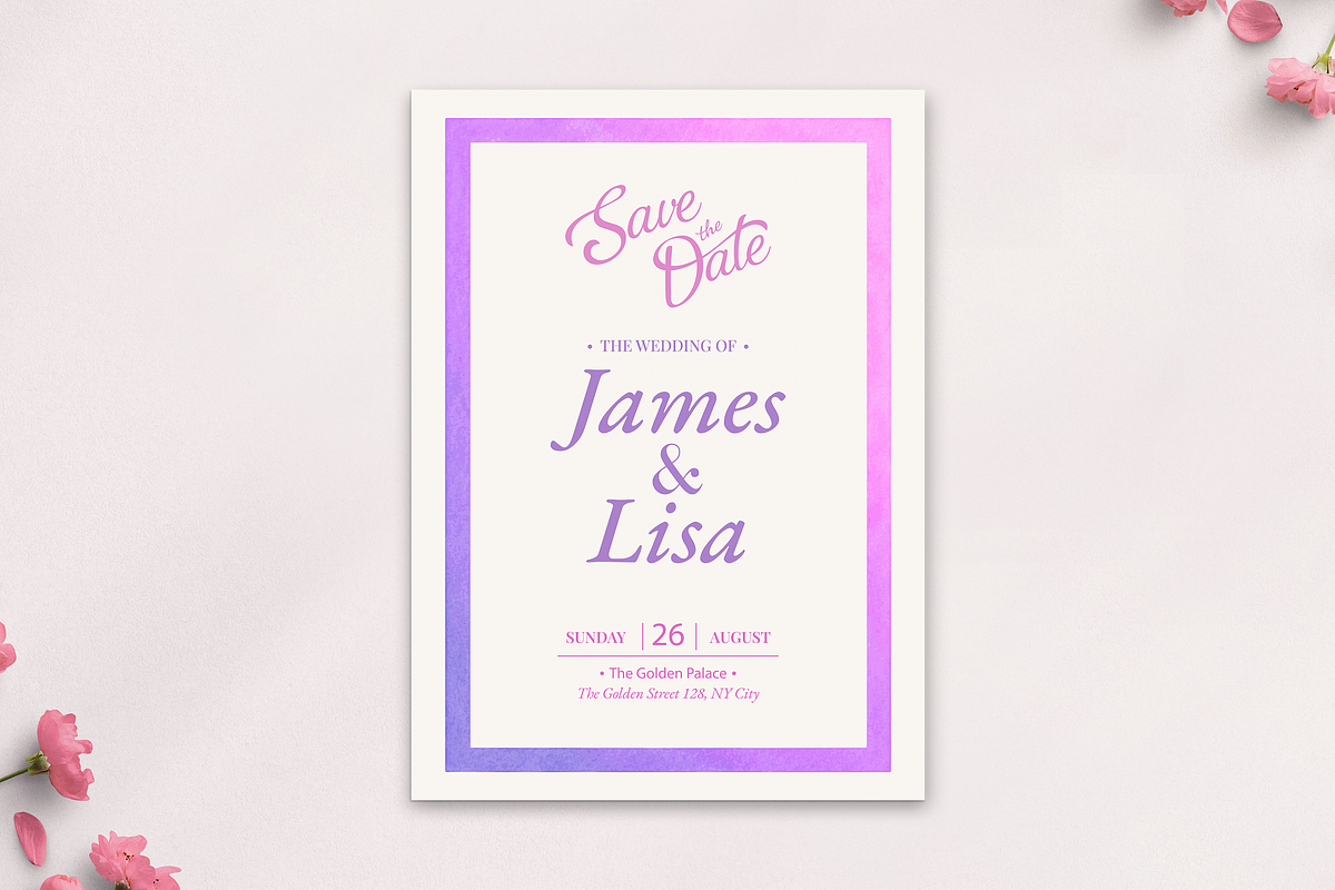 Watercolor Frame Rectangular Border, a Decorative Illustration by Kusumaillustration (Photo 13 of 13)
