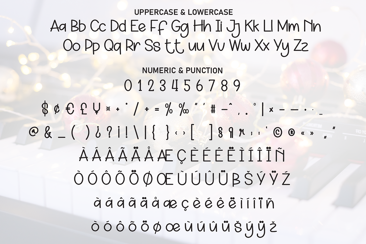 Melody Christmas | Script Font, a Script Font by Scratchones (Photo 7 of 8)