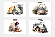 Camping Watercolor Collection, a Sport Illustration by artsy-fartsy (Thumbnail 8 of 8)