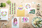 Garden Whispers Watercolor clipart, a Decorative Illustration by SashaKondr (Thumbnail 5 of 13)
