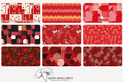 80 red geometric seamless pattern, a Pattern Graphic by Poppy Lane Studio (Thumbnail 8 of 11)
