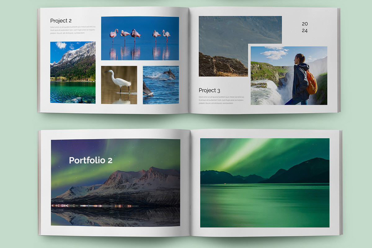 Nature Portfolio Design Template, a Brochure Template by MightyDesign (Photo 3 of 8)
