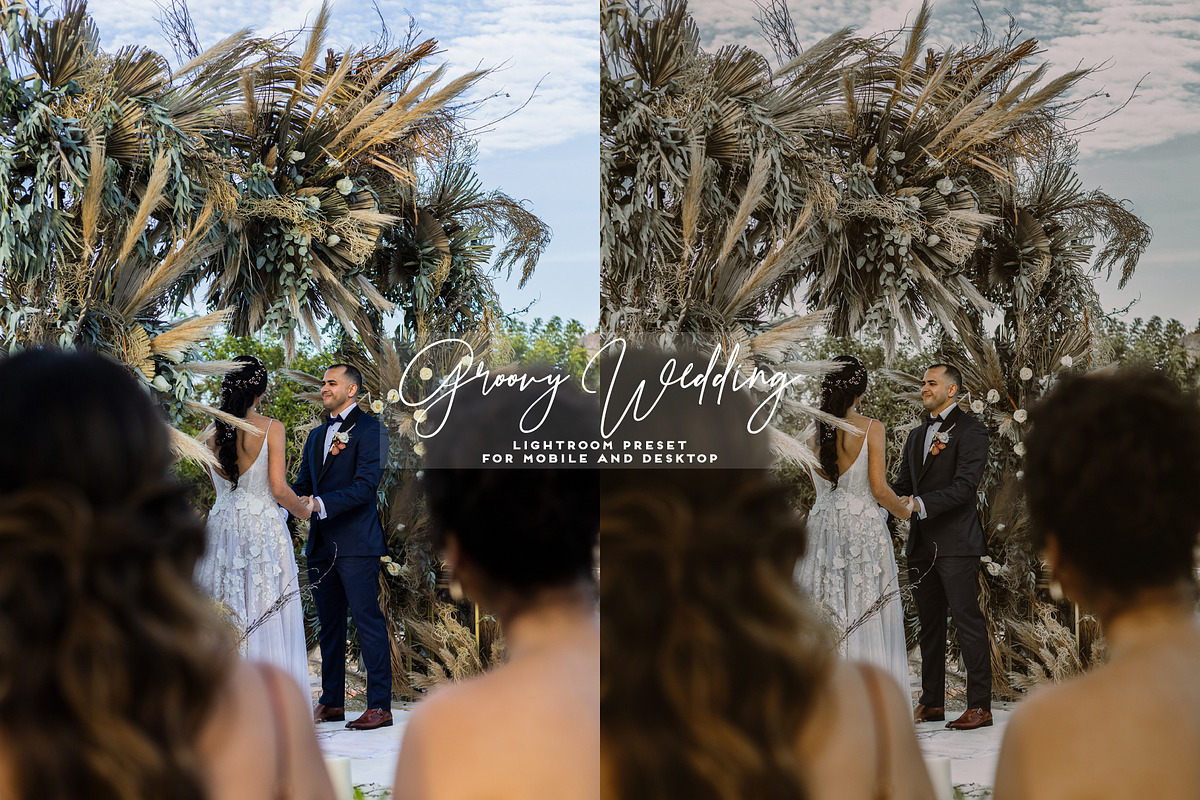Groovy Wedding Lightroom Preset, a Preset Add-On by Mirelyn (Photo 2 of 17)