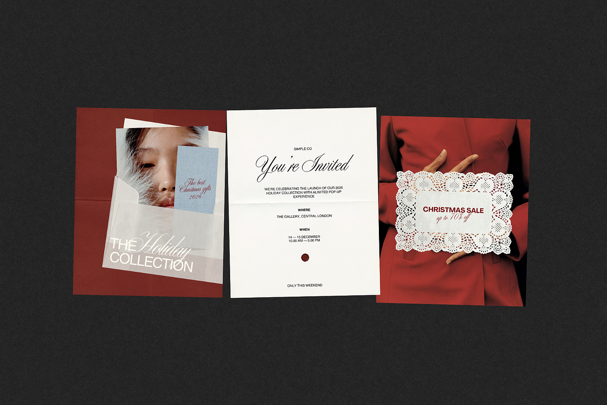Noël 02 | Holiday Social Media Kit, a Social Media Template by Simple có (Photo 6 of 9)