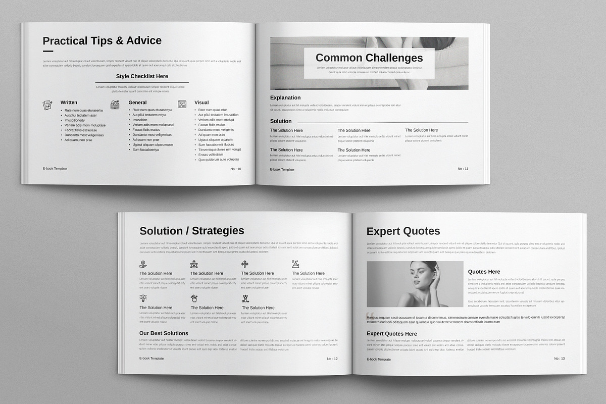 Ebook Template, a Brochure Template by E-Type (Photo 5 of 7)