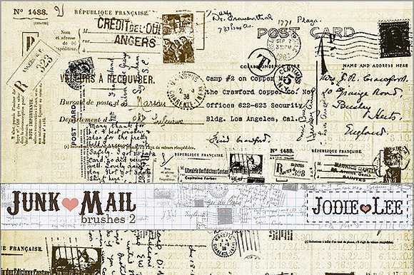 Junk Mail Postage Brushes 2 preview 2
