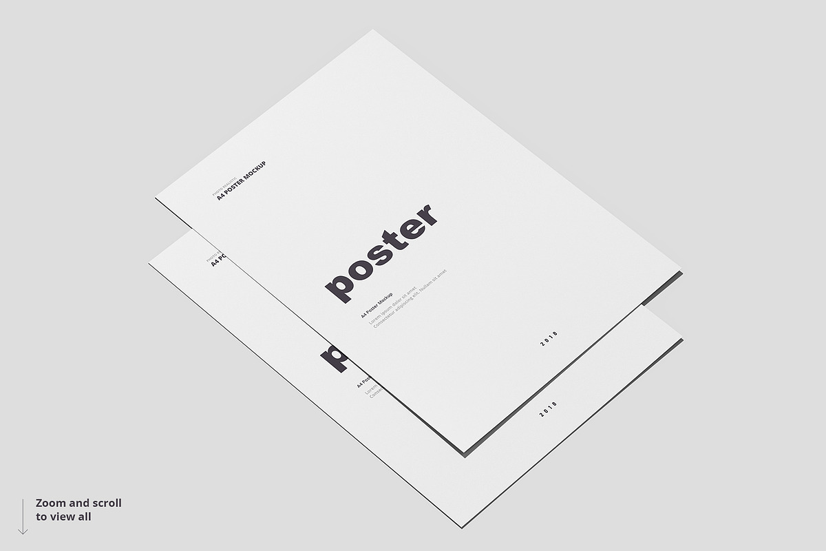 Poster / Flyer Mockups, a Books & Magazine Mockup by WebAndCat (Photo 15 of 21)