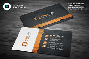 Modern Creative Business Cards, a Business Card Template by Galaxiya