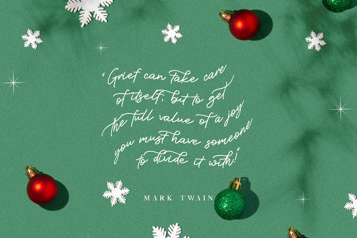Holiday Galore - Hand-Drawn Font Duo, a Sans Serif Font by SilverStag Type Foundry (Photo 3 of 39)