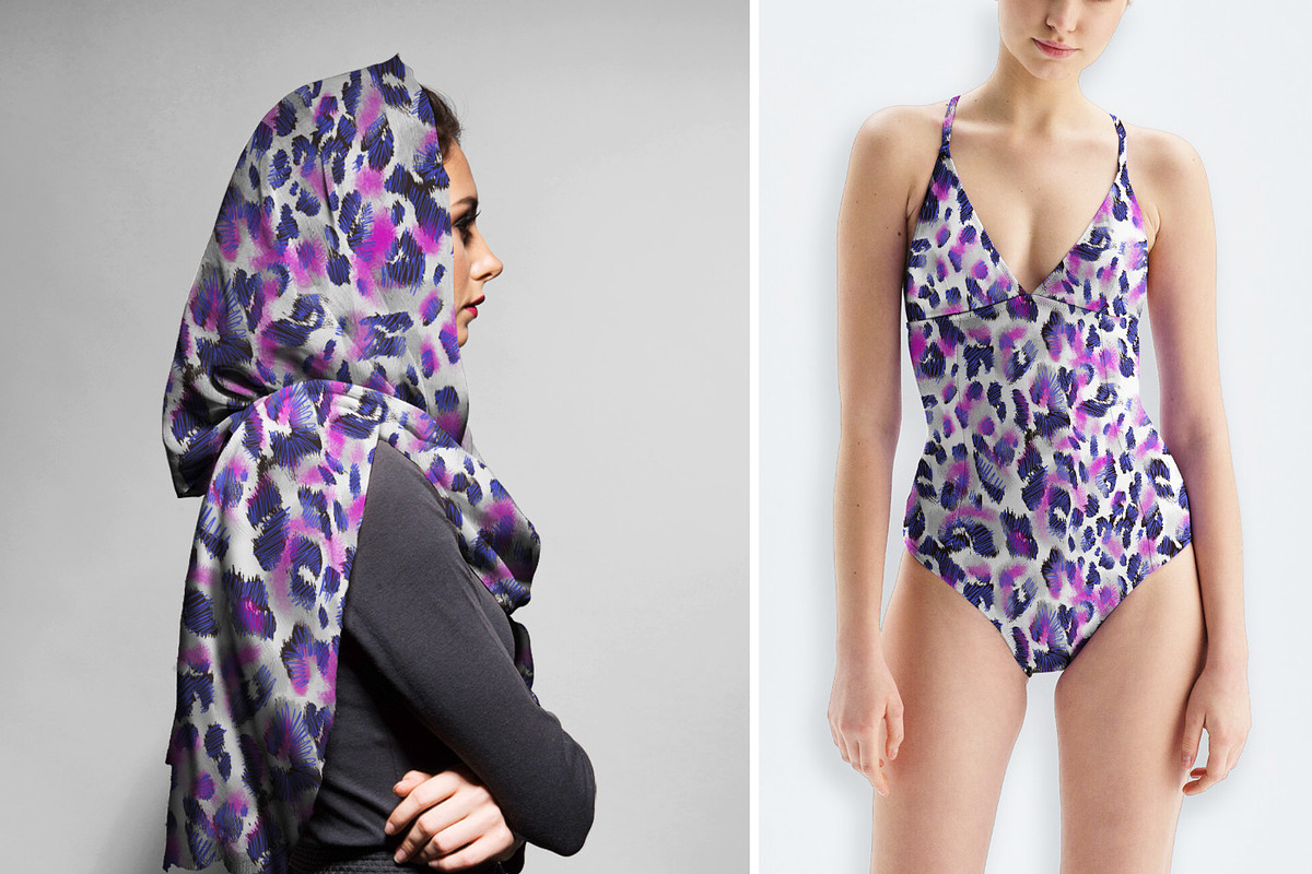 Abstract Scribble Leopard Seamless, a Pattern Graphic by Gullenda (Photo 5 of 6)
