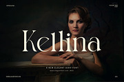 Kellina Elegant Serif Font, a Serif Font by Elegant Font (Thumbnail 1 of 8)