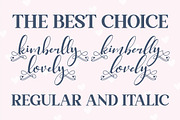 Kimberlly Lovely Script LS, a Script Font by GranzCreative (Thumbnail 10 of 20)
