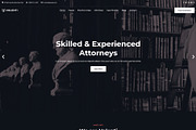 Law Firm Attorney Lawyer Template, a HTML Template by MatchThemes (Thumbnail 2 of 4)