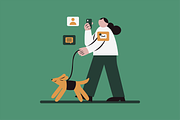 Workaholic Life Illustration, a Work Illustration by Jump Studio (Thumbnail 7 of 10)