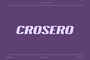 Crosero - Modern Display Typeface, a Font by Letterna (Thumbnail 1 of 4)
