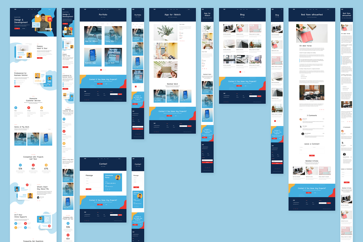 FIVE - Responsive Templates, a Landing Page Template by laaqiq (Photo 17 of 18)