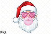 Pink Santa Png Santa Clipart, an Illustration by Black Bird Studio (Thumbnail 1 of 4)