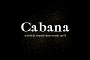 Cabana -Bold Round Short Stack Serif, a Serif Font by Graceful Market (Thumbnail 1 of 3)