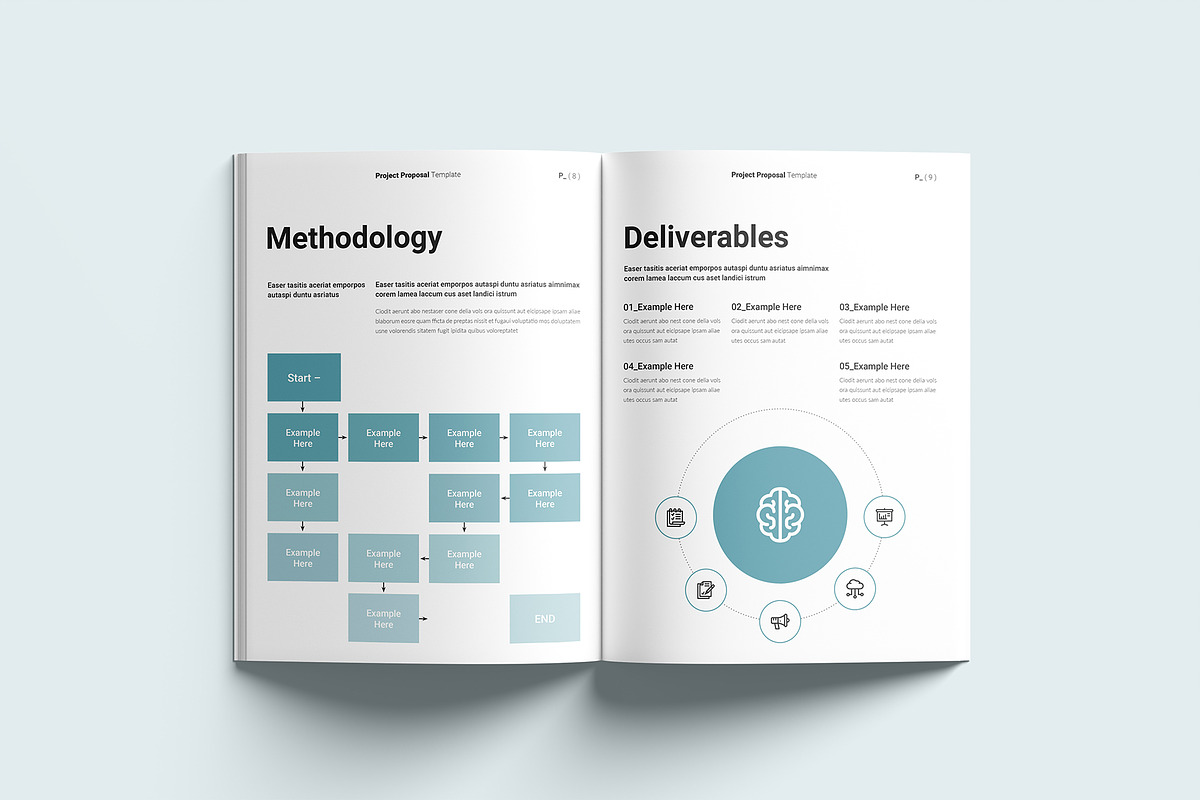 Project Proposal Template, a Brochure Template by GoldenGrid Studio (Photo 4 of 8)