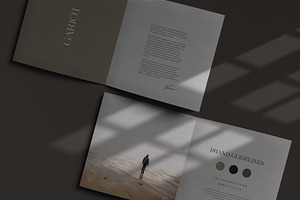 Gariot Brochure Photoshop Mockup