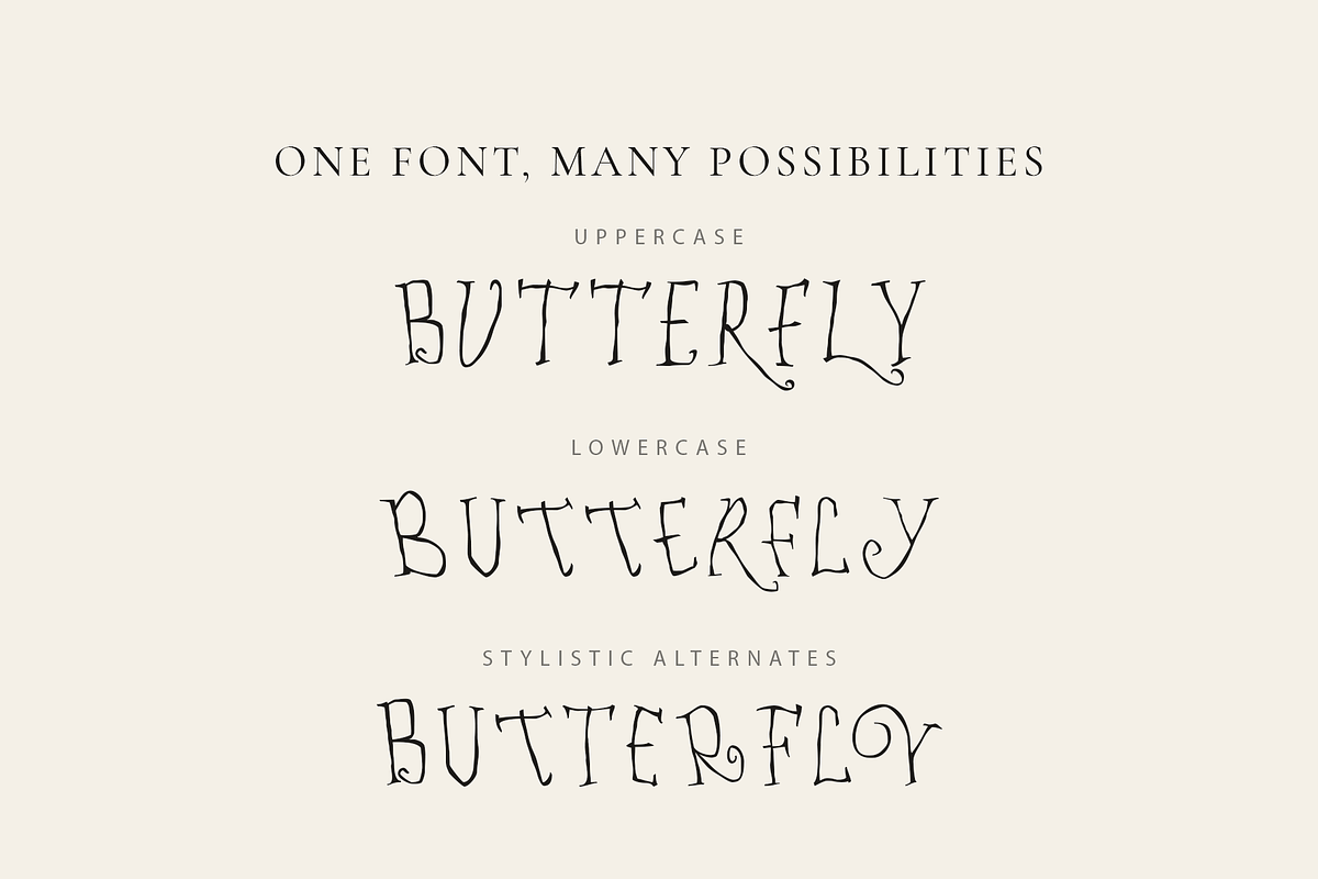 MEOWILD – Whimsical Hand Drawn Font, a Handwritten Font by Karma (Photo 7 of 11)