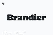 Brandier; Soft Serif Font Family, a Serif Font by Eko Bimantara (Thumbnail 1 of 11)