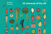 Farm goods - vegetables and fruits, an Object Graphic by Karina.sketch (Thumbnail 2 of 6)