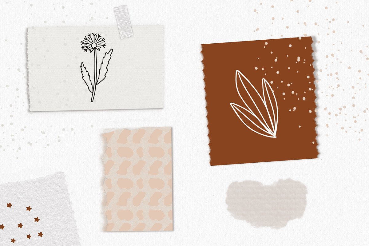 Procreate moodboard iPad collage, a Brush Add-On by Let's Art (Photo 11 of 15)