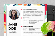 Savanah | Resume & Cover Letter, a Resume Template by Gabellare (Thumbnail 2 of 4)