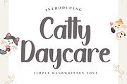 Catty Daycare, a Handwritten Font by FreshTypeINK (Thumbnail 1 of 8)