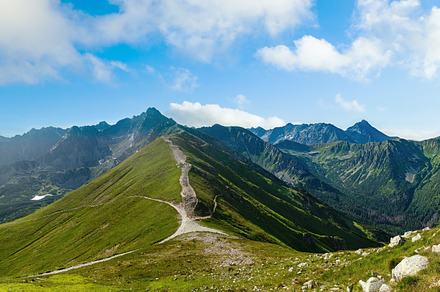 Summer Tatra Mountain panorama  (Poland)., a Nature Photo by YuriyB