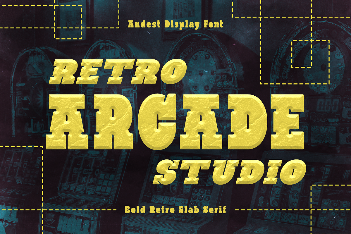 CF Andest - Retro Bold Slab Serif, a Slab Serif Font by Indotype Foundry (Photo 6 of 9)