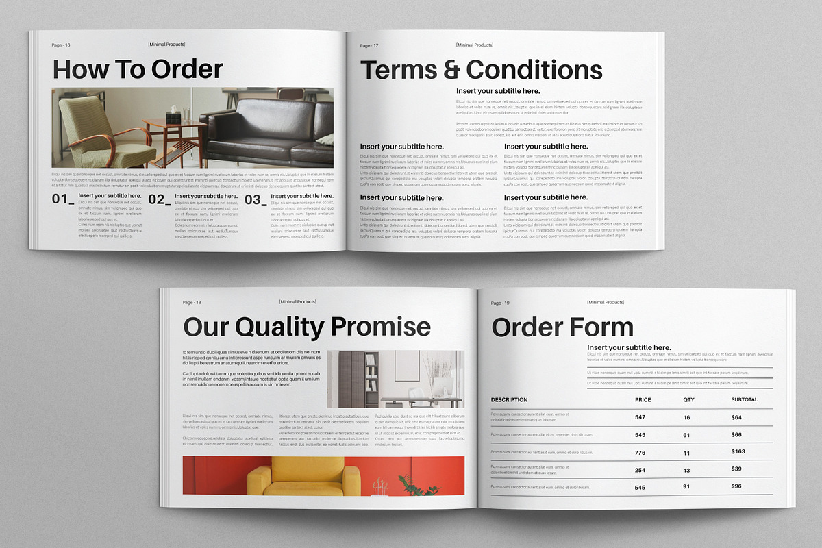 Catalog Template Landscape, a Brochure Template by E-Type (Photo 7 of 8)