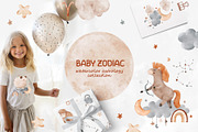 Baby Zodiac - astrology collection, a Decorative Illustration by Eva Gentle (Thumbnail 1 of 10)