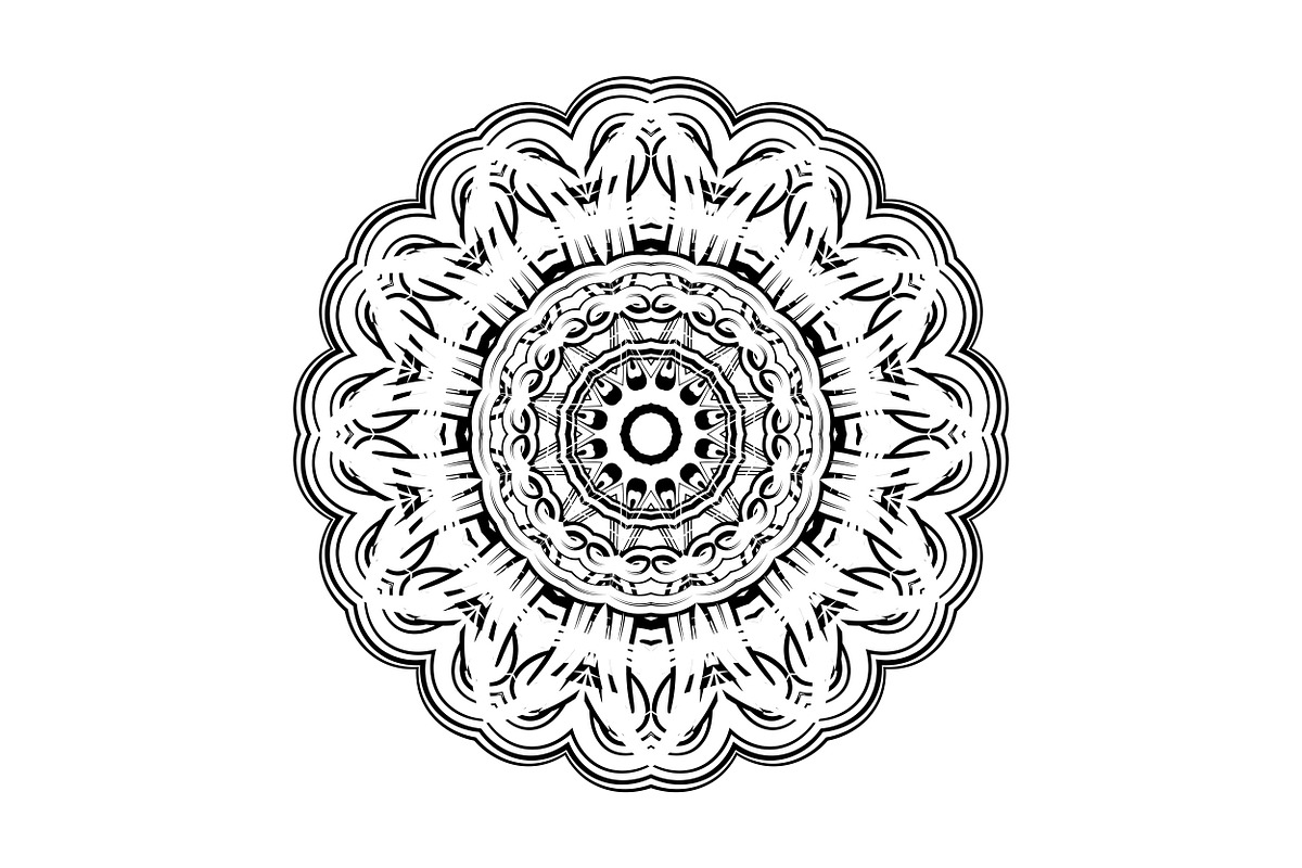 Decorative Mandala Digital Art Pack, a Decorative Illustration by NJ Himel (Photo 29 of 101)