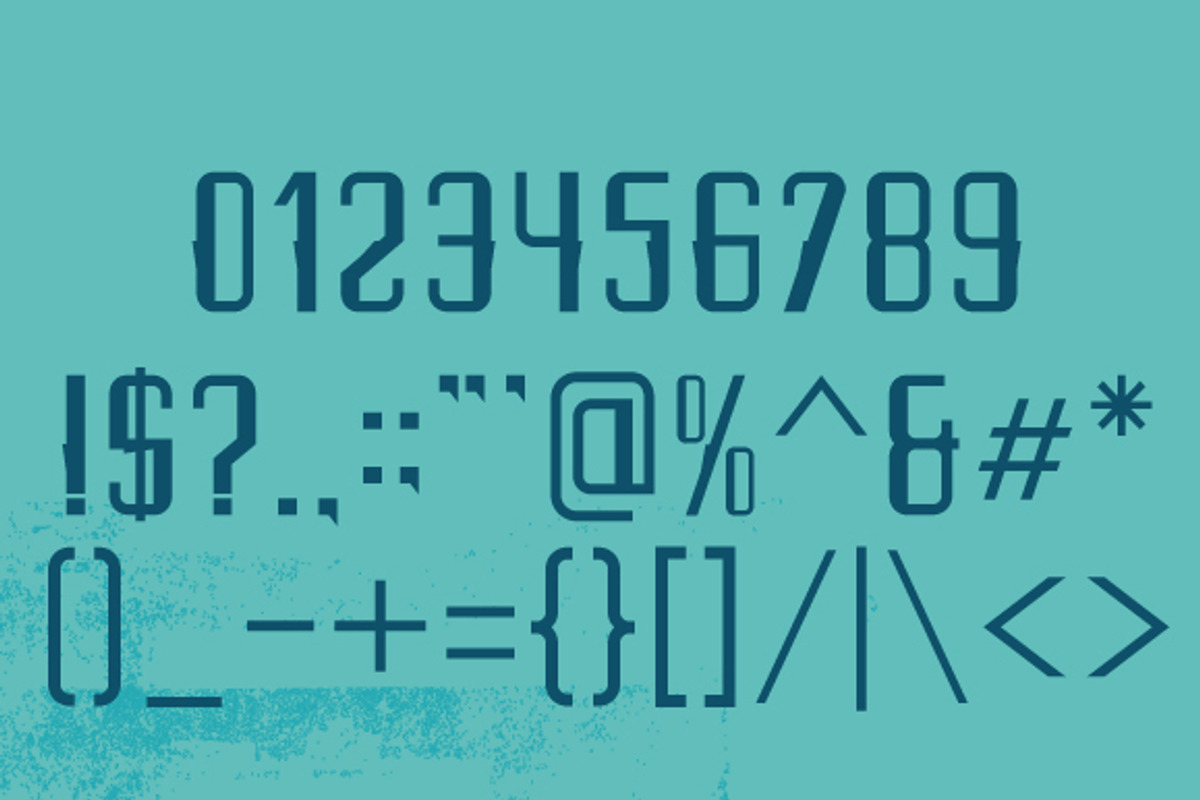 Starck Font preview 3