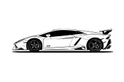 Car Silhouette Vector Art, an Illustration by musafir_fashion (Thumbnail 4 of 9)