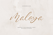 Maloya, a Script Font by DYSA Studio (Thumbnail 1 of 10)