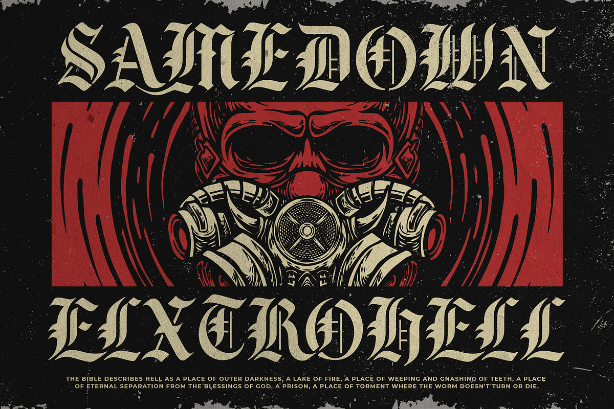 Black Face Typeface, a Blackletter Font by alit design (Photo 17 of 17)
