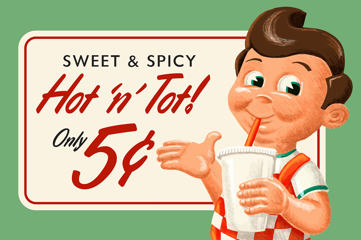Single Stroke | Retroset Typeface!, a Script Font by StudioWorks (Photo 4 of 10)