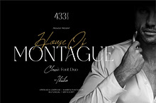 House of Montague - Classic Font Duo