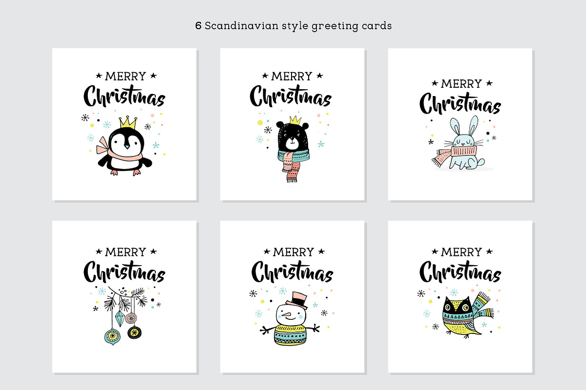 Merry Christmas greetings & doodles, an Illustration by Marish (Photo 3 of 7)