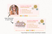 Retro Floral Email Signature Canva, an Email Template by Summit Avenue (Thumbnail 3 of 5)