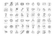 Success, Awards, Achievement element, an Outline Icon by Tettygreen (Thumbnail 1 of 2)
