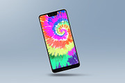 8 Neon Tie-Dye Spirals Backgrounds, a Pattern Graphic by The Gypsy Goddess (Thumbnail 2 of 8)