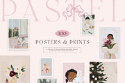 Pastel Christmas 100 Prints, a Background Graphic by Muse Artist (Thumbnail 4 of 14)
